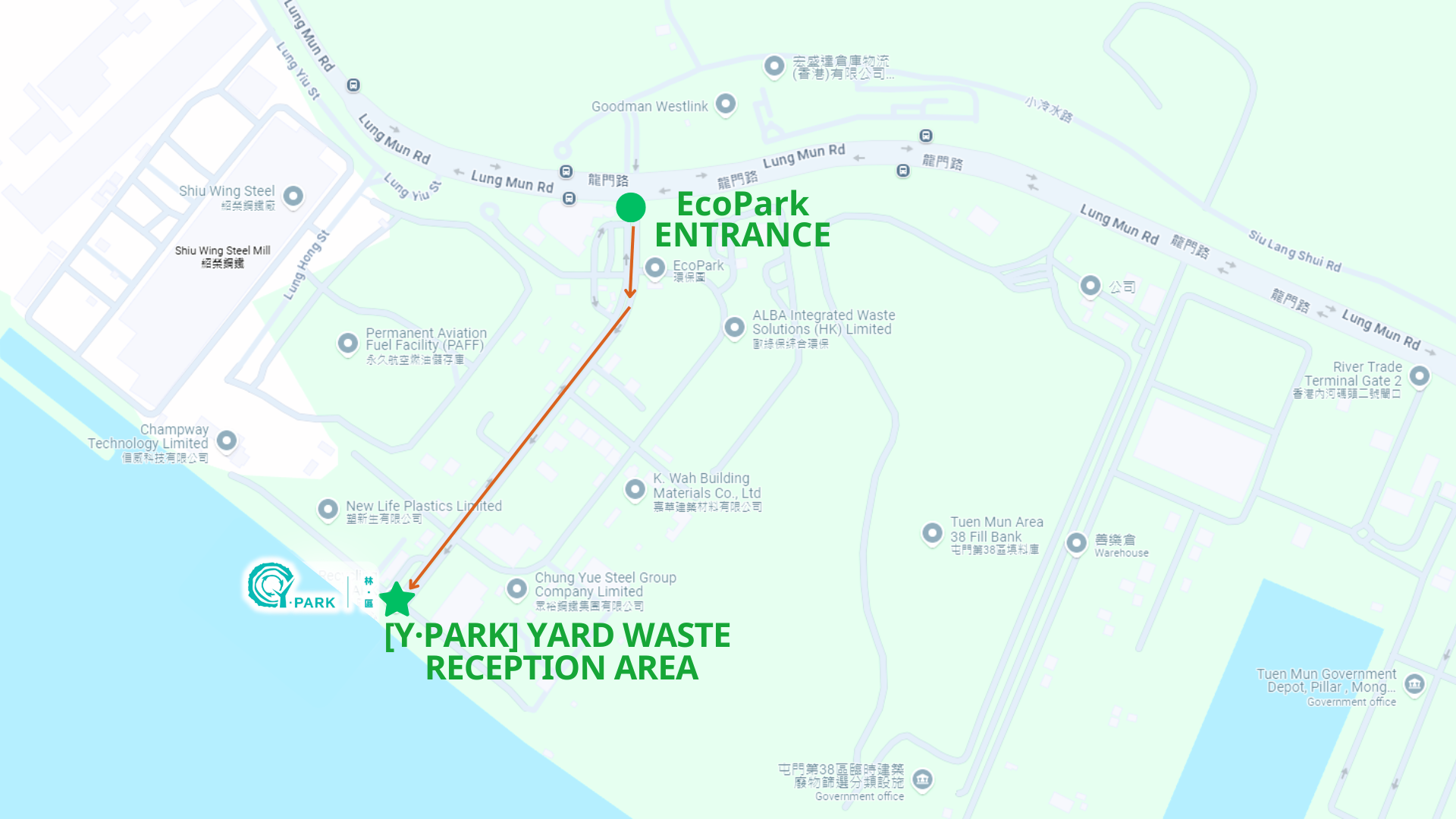 location map of Y·PARK